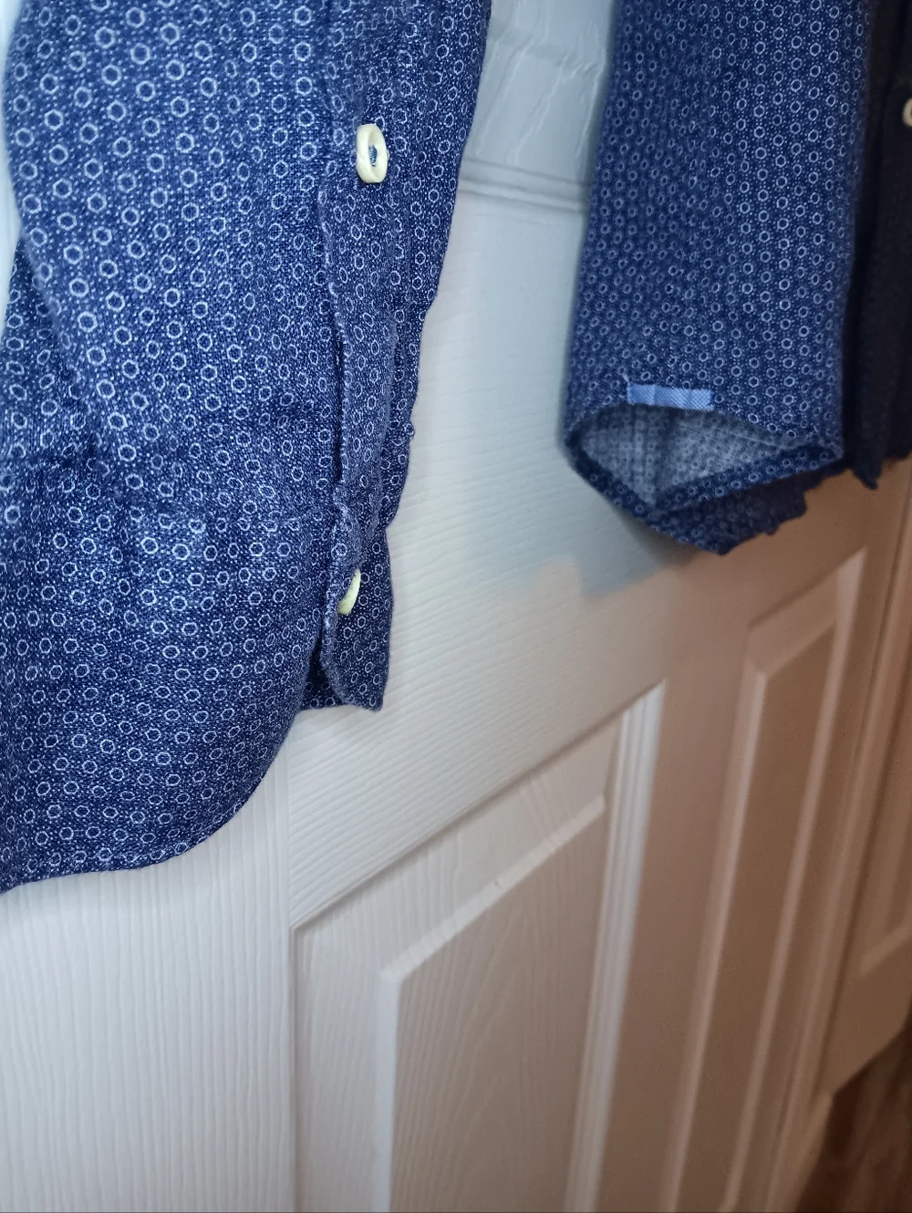 Xacus Long Sleeve Linen Button-Up Shirt - Picture 5 of 9